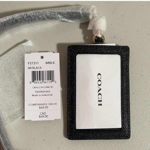 Coach ID LANYARD IN SIGNATURE CANVAS - Picture 2 of 2